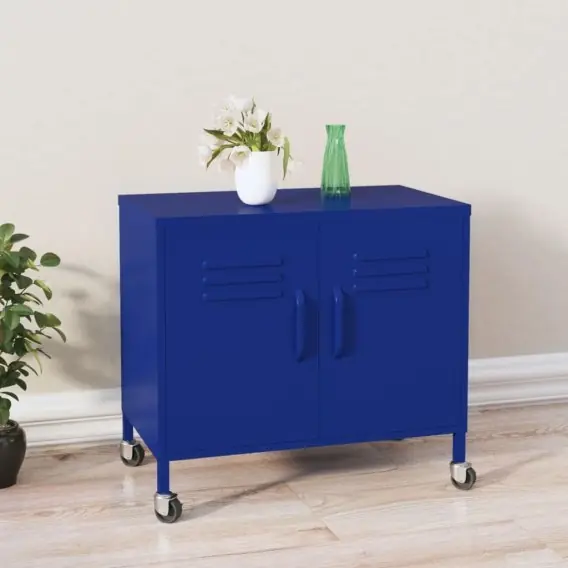 Szafka, granatowa, 60x35x49 cm, stalowa Lumarko! - Hurtownia wielobranżowa Lumarko Cena promocyjna